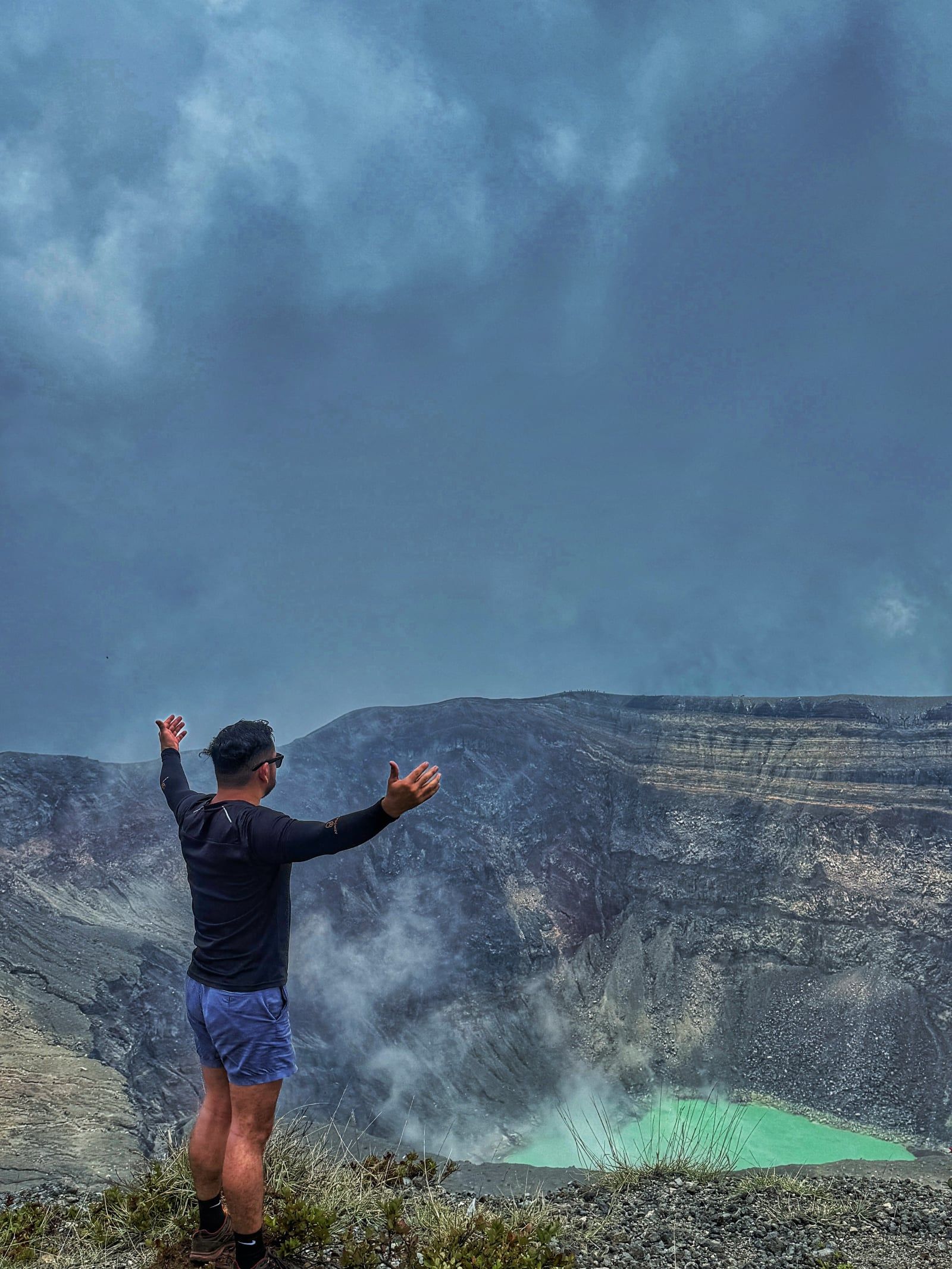 Santa Ana Volcano tour visitor photo